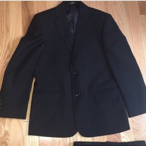 Caravelli Boys Black Suit (Jacket and Pants)